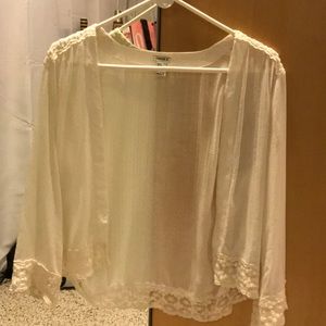 Forever 21 cream Cardigan